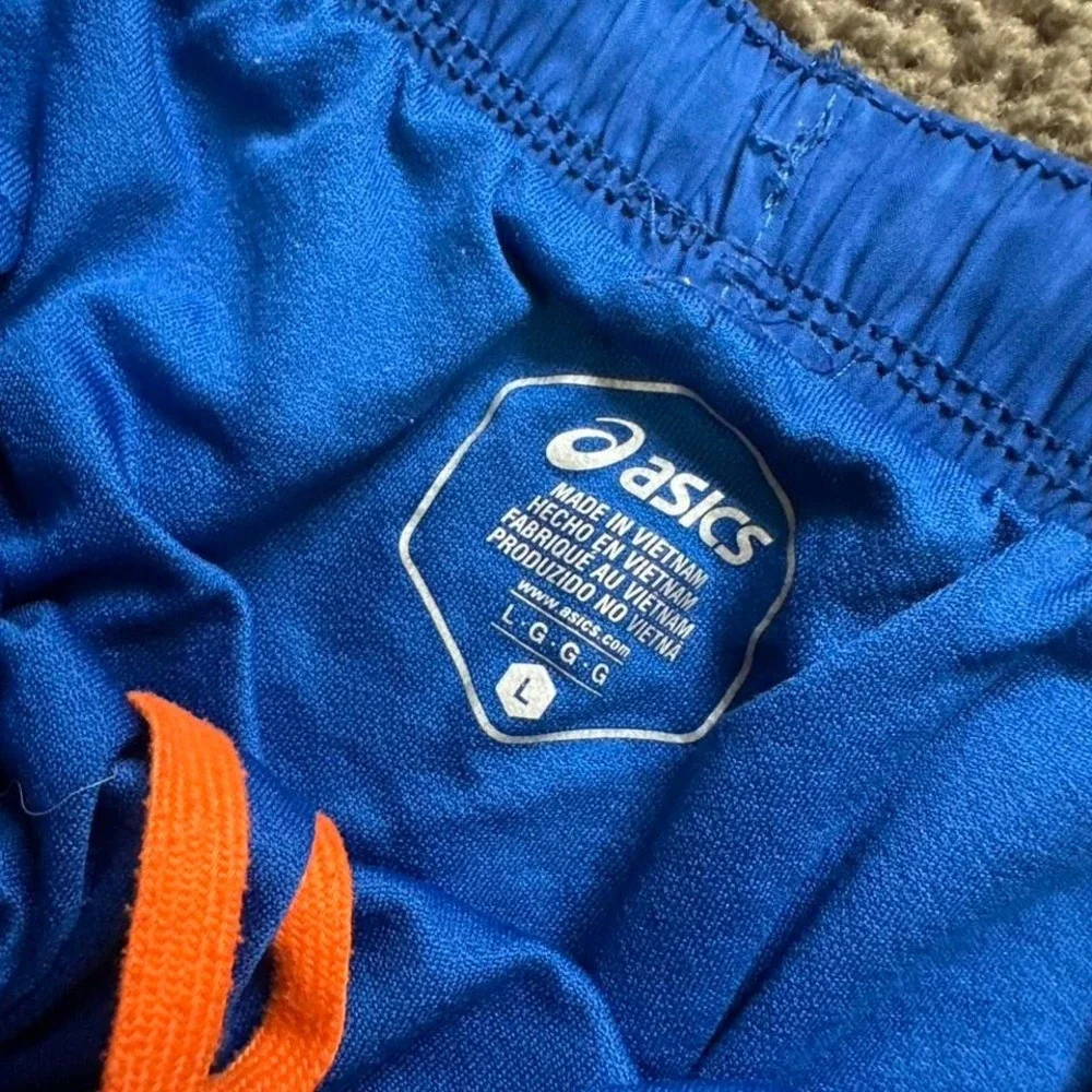 ASICS‎ Woman's blue and orange running shorts Size L #running #athleticwear - Picture 4 of 7